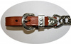 "CE" Kinnkette - Show –  doppelte Kette / Silber - Mittel od. Dunkel