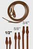 EE Tack - Quick Change Herman Oak Leder Harness Zügel - 1/2 ''