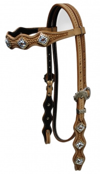 "SN Tack" Kopfstück - Stirnband - Show - HS018