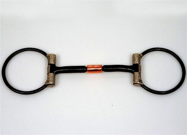 BS/GS B. Allen D-Ring Snaffle Bit - Show mit Silber - 5 '' oder 5,5 '' Breite