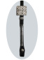 CE Classic Show Kopfstück - Sterling Silver Coated - 1 Ohr - AS6012