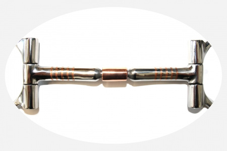 KS SS B. Allen D-Ring Snaffle – Copper Roller – (20443)