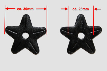 Sporenräder - Paarweise (2 Stück) - Durchmesser 30mm - 258426
