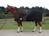 "TOUGH HORSE" - Regendecke - Half Neck - MIT Unterdecke (50gr.) -1680D - SCHWARZ - - 74" (125cm) bis 78" (145cm)