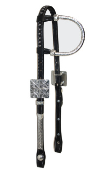 CE Classic Show Kopfstück - Sterling Silver Coated - 1 Ohr - AS6012