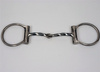 SS D-Ring Square Twisted Wire Snaffle