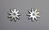 Sporenräder aus Edelstahl - SS Brushed - 9 Point