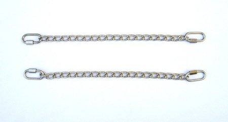 Zügelkette für Romal Reins - STAINLESS STEEL - (PAAR - 2 Stück)