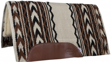 Saddle pad Fleece Bottom Show MUSTANG Arrowhead / beżowy