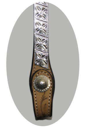 CE Classic Show Kopfstück - Sterling Silver Coated - 1 Ohr - AS6007