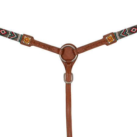 Breastcollar with navajo beaded decorations