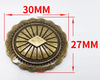 AE Concho - Antik Messing - 27/30mm