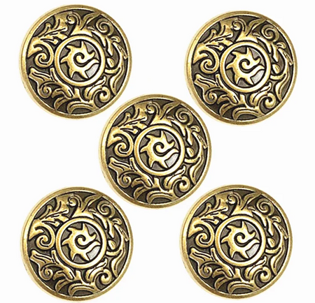 AE Concho - Antik Messing - 28mm