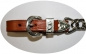 "CE" Kinnkette - Show –  doppelte Kette / Silber - Mittel od. Dunkel