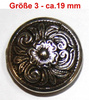 "ILC" Concho with Chicago Screw - 4 versch. Größen (7414-0..)