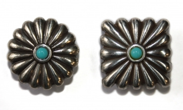 ILC Concho with Chicago Screw - TURQUISE - Eckig / Quadratisch (7122-0..)