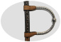 CE Classic Show Kopfstück - Sterling Silver Coated - 1 Ohr - AS6007