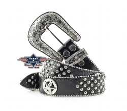 Pásek Stars&Stripes STONE-3 black