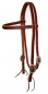 BCL Kopfstück Stirnband - Harness Leather - Stitched - Edelstahl Schnallen