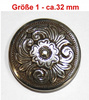 "ILC" Concho with Chicago Screw - 4 versch. Größen (7414-0..)