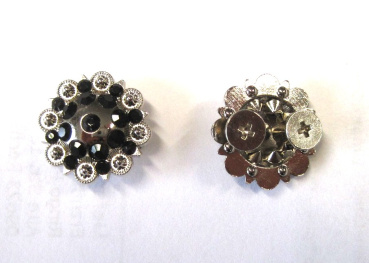 "AE" Concho - mit Schraube - 3/4´´ (19mm) - Schwarz