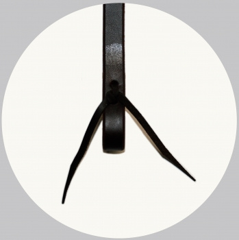 BCL Kopfstück Einohr - Oiled - Stitched - NP Hardware
