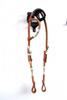 EE Tack KS - HERM. OAK LEATHER - W-131 - Silver Buckle & Roller - Einohr