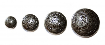 ILC Concho with Chicago Screw - "Laramie" - 4 versch. Größen (7128-0..)