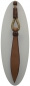 Romal Reins - Natur mit Braun Braiding - AE-168