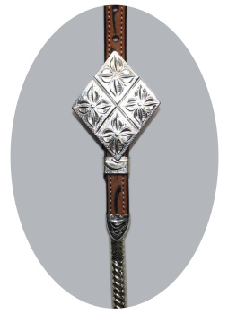 "CE Classic" Show Kopfstück - Sterling Silver Coated - 1 Ohr - AS6016