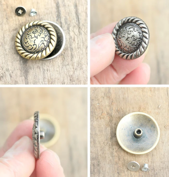 AE Concho - Antik Messing - 25mm