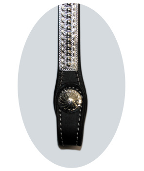 CE Classic Show Kopfstück - Sterling Silver Coated - 1 Ohr - AS6012