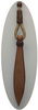 Romal Reins - Natur mit Braun Braiding - AE-168