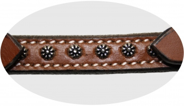 EE Tack Kinnriemen - Show - Rowel Concho Tack - MITTEL