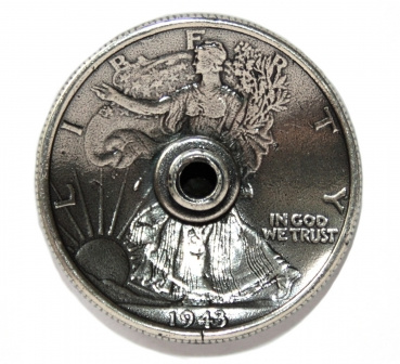 ILC Concho with Chicago Screw - Eagle / Round - 30mm (11372-04)
