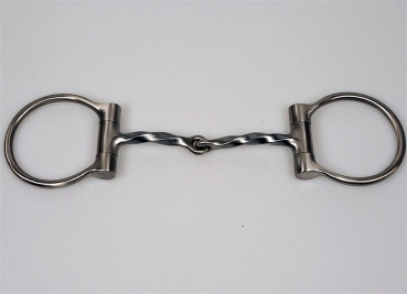 SS D-Ring Square Twisted Wire Snaffle