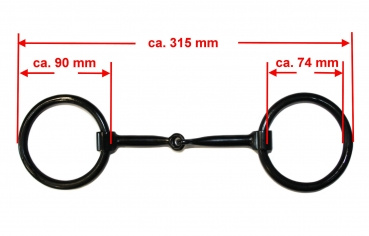 KS Heavy Iron Ring Snaffle Bit – 5´´ (201433)
