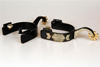 BS / GS Sporen - Black Steel mit German Silver