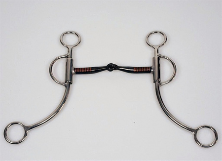 Shanked Snaffle Bit - Stainless Steel - BS Mundstück - 5