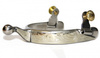 KS SS Engraved Ball Short End Spurs (35054)
