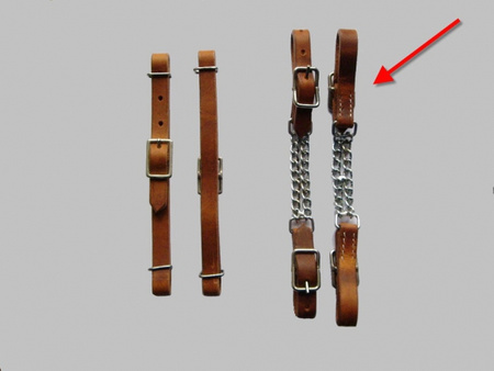EE Tack - Kinnkette - doppelt - Harness