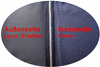 TOP SCORE - 4 in 1 Multifunktions Sommerdecke - Lycra & Fleece - BLAU - 80 (101-131)