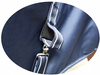 TOUGH HORSE - Regen Winterdecke - HALF NECK - 100gr. - 1200D - NAVY - 76´´ (135cm) & 78´´ (145cm)
