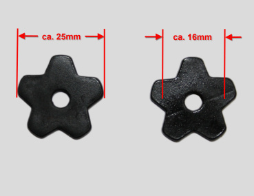Sporenräder - Paarweise (2 Stück) - Durchmesser 25mm - 258427