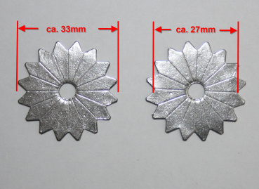 Sporenräder - Paarweise (2 Stück) - Durchmesser 33mm - 258433