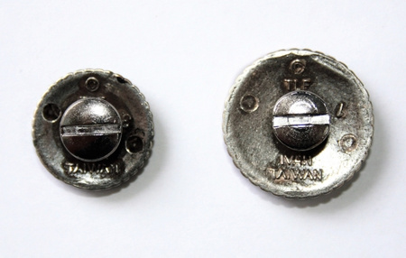 ILC Concho with Chicago Screw - ROUND / FLOWER - 2 versch. Größen (7407-05 u. 7408-06)