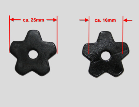 Sporenräder - Paarweise (2 Stück) - Durchmesser 25mm - 258427