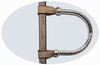 CE Classic Show Kopfstück - Sterling Silver Coated - 1 Ohr - AS6006