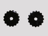 Sporenräder - Paarweise (2 Stück) - Durchmesser 27mm - 258422