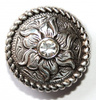 ILC Concho with Chicago Screw - ROUND / FLOWER - 2 versch. Größen (7407-05 u. 7408-06)